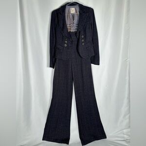 Worn on TV! Vintage Nanette Lepore suit wool jacket (pants available too), 0